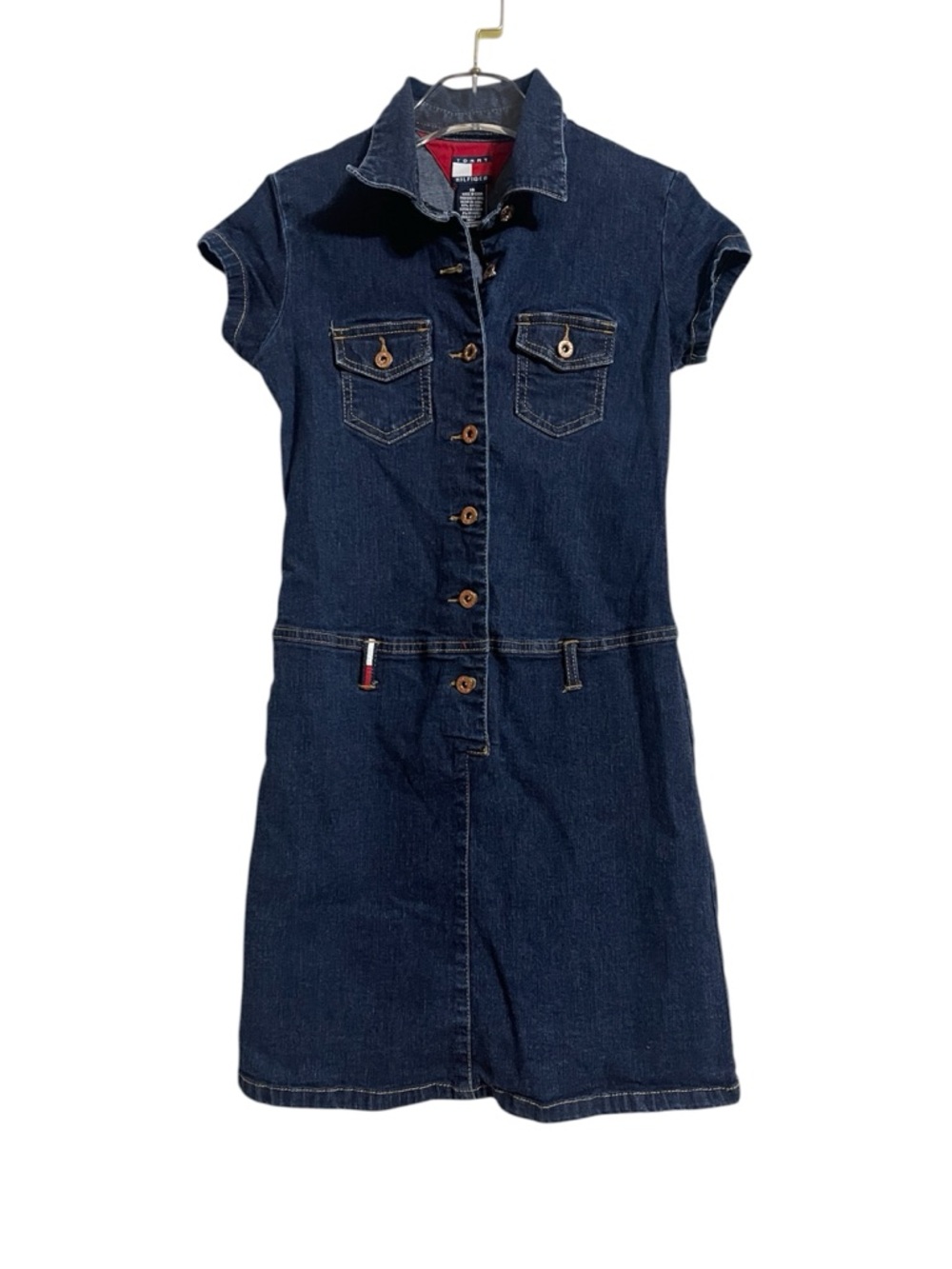 Y2K Tommy Hilfiger Denim Button Up Mini Dress
